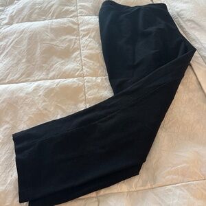 Eileen Fisher black knit pants PM